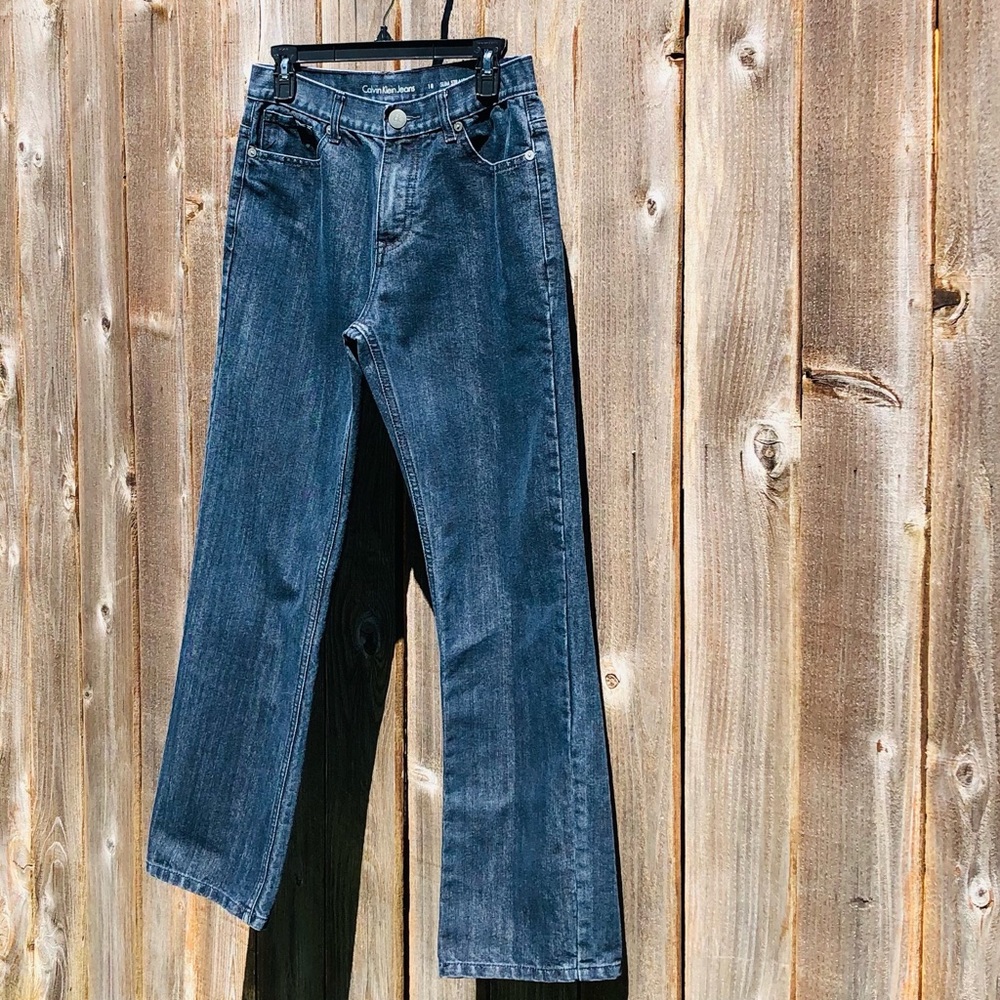 Calvin Klein Slim Straight Jeans size 18 - Picture 4 of 16
